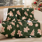 Bedsure Heated Blanket Throw - Flannel Sherpa Electric Blanket with Gingerbread Pattern, for Grandma, Heated Throw with 6 Heating Levels, 4 Time Settings, 3-Hour Auto-Off (50"x60")