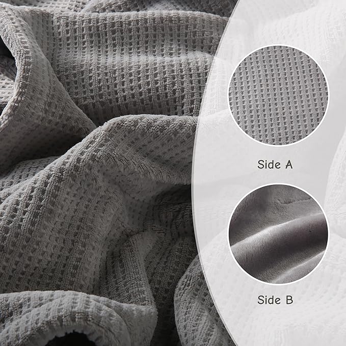 Electric Heated Blanket Full Size 72"x84", Ultra-Soft Heating Blanket with 5 Heat Levels & 10-Hour Auto Off, Fast Heating for Winter Comfort, Grey