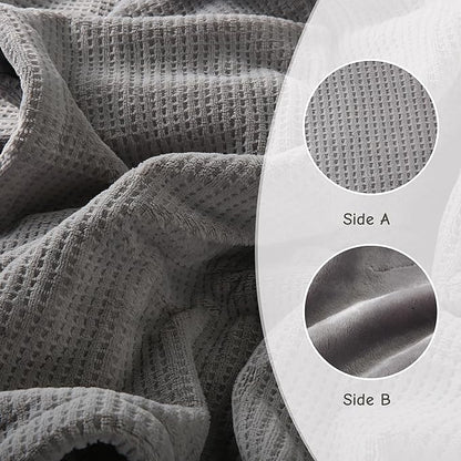 Electric Heated Blanket Full Size 50"x60", Ultra-Soft Heating Blanket with 5 Heat Levels & 10-Hour Auto Off, Fast Heating for Winter Comfort, Grey