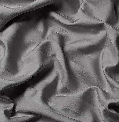 King Pillowcases by Pure Bamboo, Genuine 100% Organic Viscose Derived from Bamboo, Luxuriously Soft & Cooling, Double Stitching, Envelope Closure (2 King Pillowcases, Jacquard Stone)