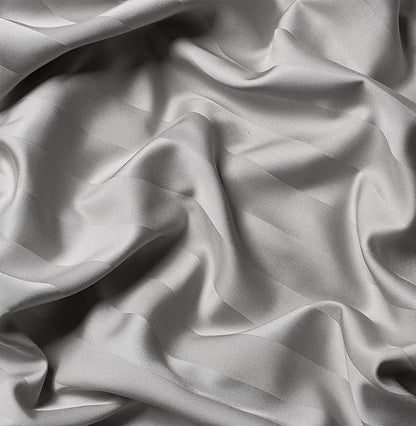 Pure Bamboo Full Sheets, Genuine 100% Organic Viscose Derived from Bamboo Bed Sheet Set, Luxuriously Soft & Cooling, Double Stitching, 2 Year Quality Promise (Full, Jacquard Silver)