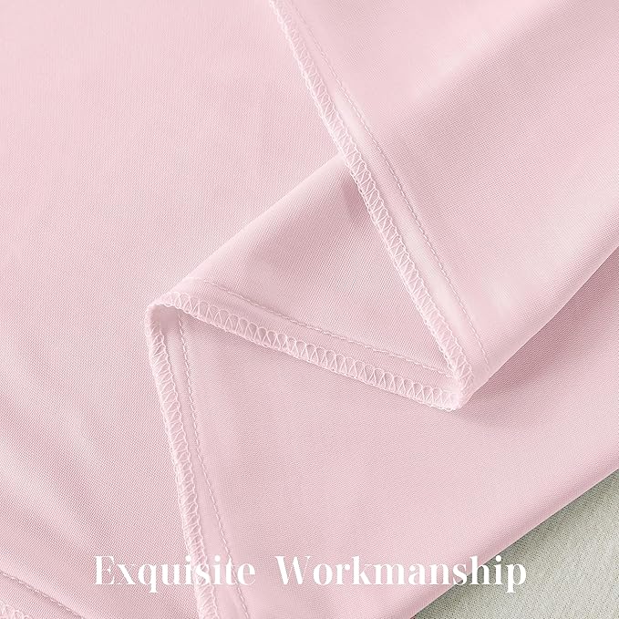 WhatsBedding Memory Foam Body Pillow with Zippered Cooling Cover, Full Body Pillow for Adults, Long Pillow for Sleeping, Fluffy Supportive, Ice Pink